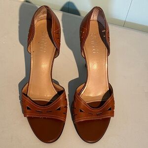 Franco Sarto Women's Brown Heeled Sandals
